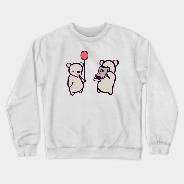 Polar Bear Pictures Crewneck Sweatshirt by ThumboArtBumbo